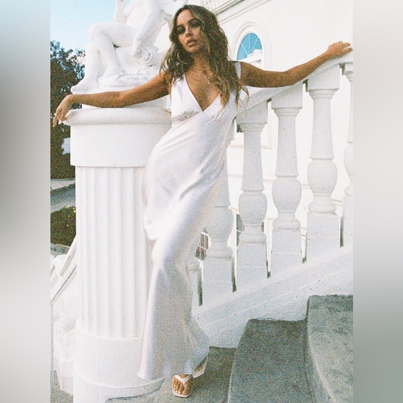 Allegra Maxi Dress Champagne - Picture 1 of 4